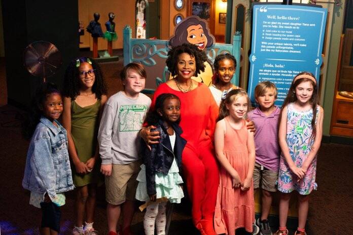 Mama Odie Visits Tiana's Joyful Celebration