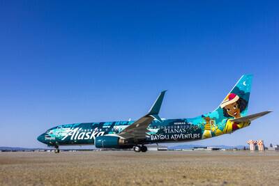 Alaska Airlines Unveils Tiana’s Bayou Adventure Flyer for Disneyland Trips