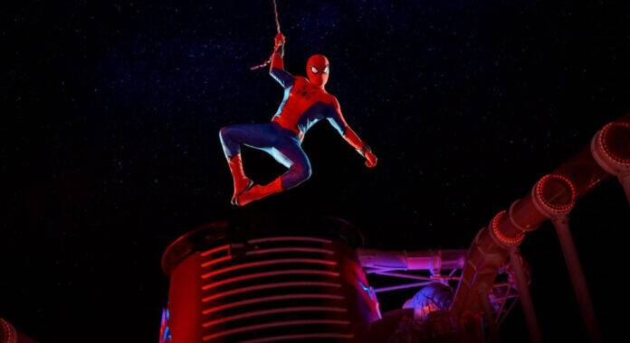 Spiderman Springs into Action during 2026 Marvel day at Sea