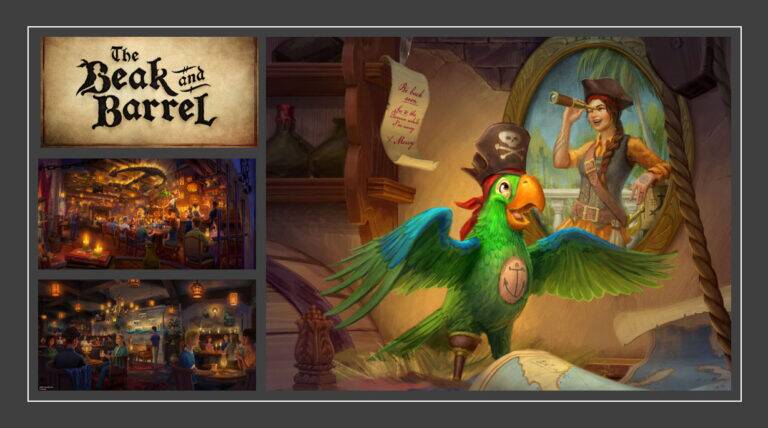 The Beak and Barrel: A Pirate’s Tavern Sails Into Magic Kingdom Later This Year