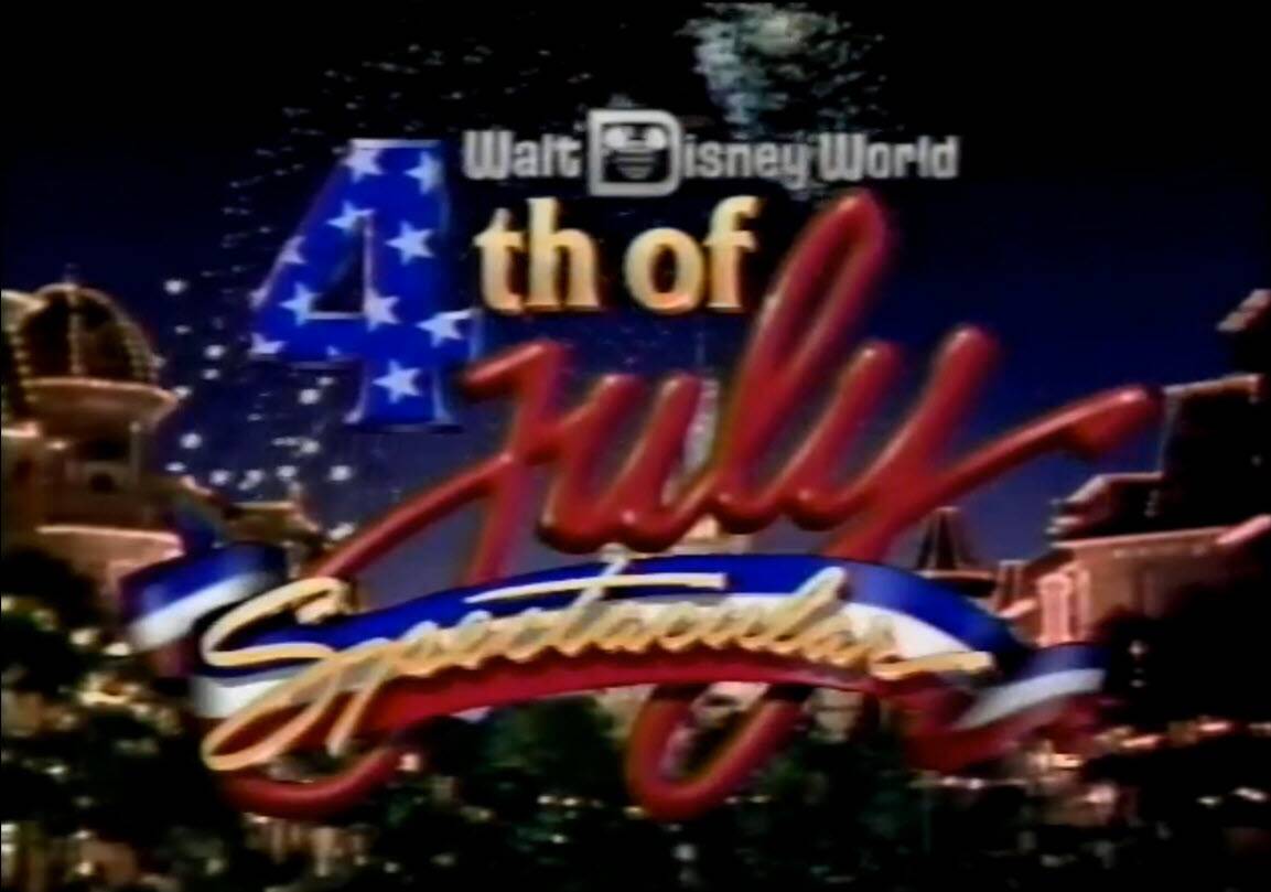 1990 Disney World 4th of July: Mickey Starland, Dick Tracy