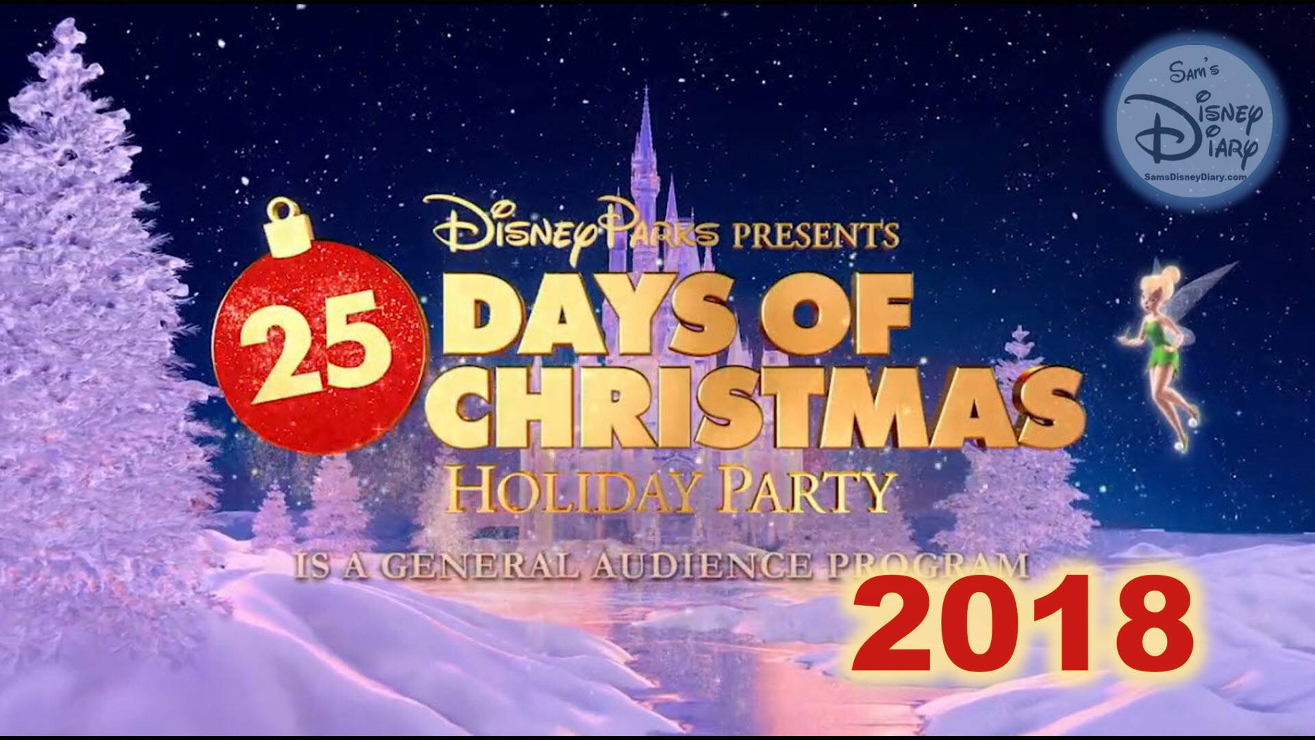 Disney Parks 25 Days of Christmas Holiday Party
