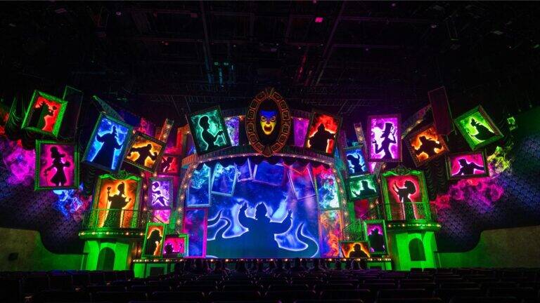 Deep in the shadows of Sunset Boulevard, inside Sunset Showcase, the all-new stage show “Disney Villains: Unfairly Ever After” is set to debut on May 27, 2025, at Disney's Hollywood Studios in Walt Disney World Resort. (Omark Reyes, photographers)
